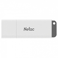Флеш-диск 128GB NETAC U185, USB 2.0, белый, NT03U185N-128G-20WH