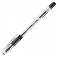 Ручка шариковая масляная с грипом BRAUBERG "Model-XL" ORIGINAL, ЧЕРНАЯ, узел 0,7 мм, линия письма 0,35 мм, 143243