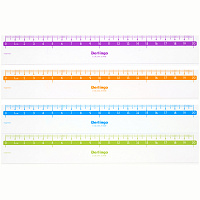 Линейка 20см Berlingo "Color", пластиковая, прозрачная