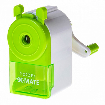 Точилка механическая Hatber X-MATE БЕЛАЯ  MS 065507