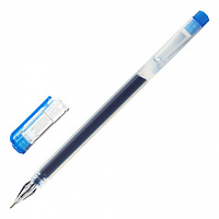 Ручка гелевая STAFF "Basic" GP-675, СИНЯЯ, длина письма 1000 м, игольчатый узел 0,5 мм, линия письма 0,35 мм, 143674