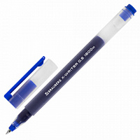 Ручка гелевая BRAUBERG X-WRITER 1800, УВЕЛИЧЕННАЯ ДЛИНА ПИСЬМА 1 800 м, СИНЯЯ, стандартный узел 0,5 мм, 144134
