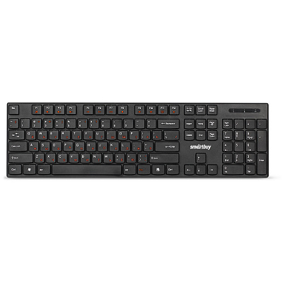 Клавиатура беспроводная Smartbuy ONE 238, мультимедийная, USB, черная
