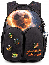 Рюкзак SkyName R9-8 + брелок мячик + значки