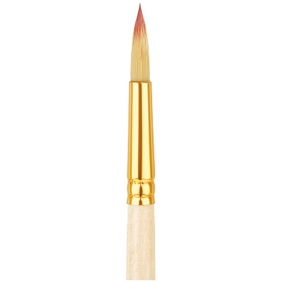 Кисть нейлон, ArtSpace, круглая №06, пакет, европодвес