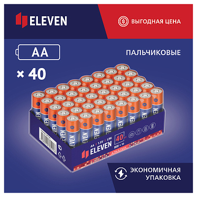 Батарейка Eleven AA (LR6) алкалиновая, OS40