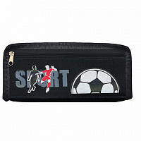 Пенал ЮНЛАНДИЯ ЮНИОР, 2 отделения, полиэстер, Sport, 21х8х6 см, 273812