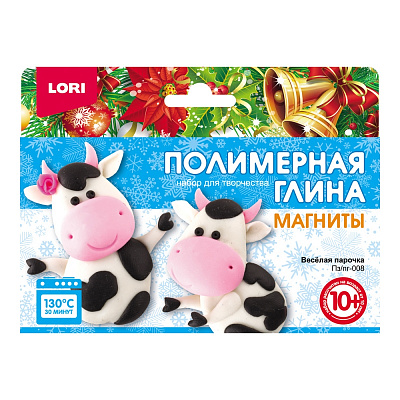 Полимерная глина магниты Веселая парочка LORI