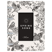 Тетрадь на кольцах А5, 80л. ЛАЙТ, кожзам, Greenwich Line "Spring song", тон. блок