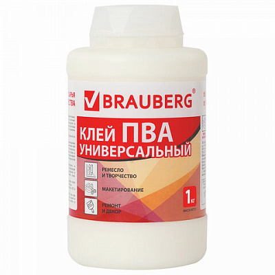 Клей ПВА 1000 гр Brauberg  600983