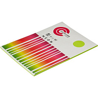 Бумага для принтера и копира цветная 100 листов А4 COLOR CODE 75 г/м2 зелёный неон