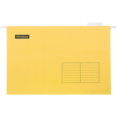 Подвесная папка OfficeSpace Foolscap (365*240мм), желтая