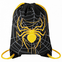 Мешок для обуви BRAUBERG PREMIUM, карман, подкладка, светоотражайка, 43х33 см, "Venomous spider", 271624