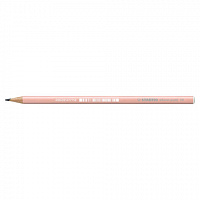 Карандаш чернографитный STABILO, 1 шт., "Schwan Pastel", HB, корпус персиковый, 421/HB-4