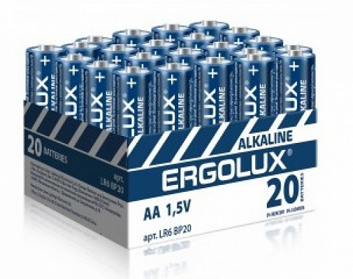 Батарейки AA щелочные LR6 1,5V ERGOLUX  894279