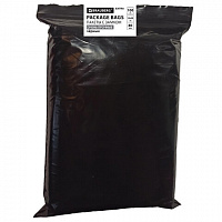 Пакеты ZIP-LOCK ОЧЕНЬ ПРОЧНЫЕ, комплект 100шт, 15x20cм, ПВД, 80мкм., ЧЁРНЫЕ, BRAUBERG