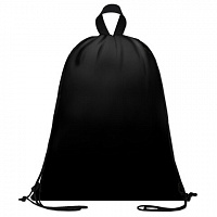 Мешок для обуви BRAUBERG большой удобный с ручкой, 51х41 см, Total Black, 273454