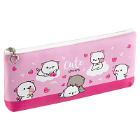 Пенал мягкий 200*85*30 MESHU "Cute", искусственная кожа