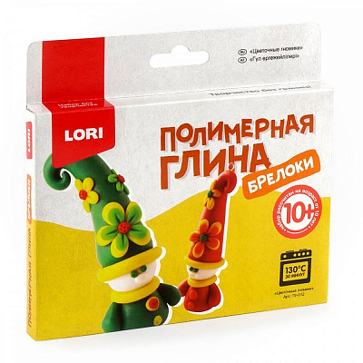 Полимерная глина брелоки Цветочные гномики LORI