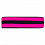 Пенал-косметичка BRAUBERG овальный, полиэстер, "Pink", 22х9х5 см, 229270