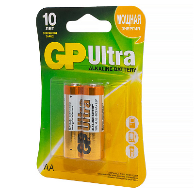 Батарейка GP Ultra AA (LR6) 15AU алкалиновая, BC2