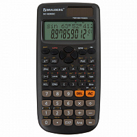 Калькулятор инженерный BRAUBERG SC-82MSС (165х84 мм), 240 функций, 10+2 разрядов, двойное питание, 271722