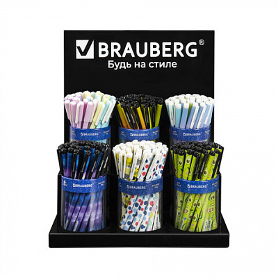 Подставка под ручки и карандаши в тубах BRAUBERG, металл, 6 отделений, 32x30x21 см