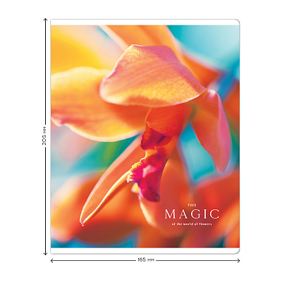 Тетрадь 48л., А5, клетка Greenwich Line "Magic of flowers", глянцевая ламинация, 70г/м2