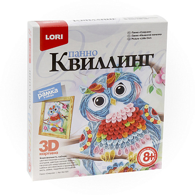 Набор квиллинг Панно Совушка LORI