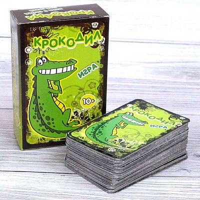 Игра Крокодил Люкс карточная 10+ Задира+