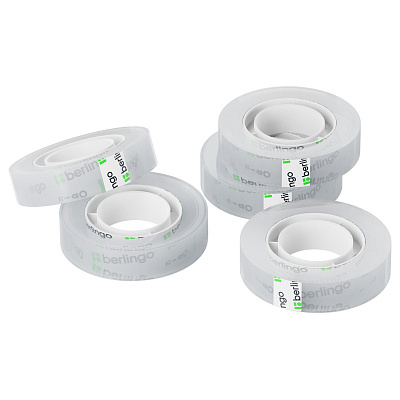 Клейкая лента 12мм*33м, Berlingo, прозрачная