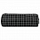 Пенал-косметичка BRAUBERG, Checkered, черный, 20х7х7см, 272298