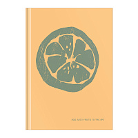 Записная книжка А5 64л. BG "Juicy fruits", soft-touch ламинация, блок-еженедельник