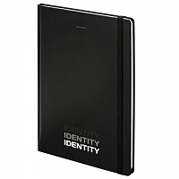 Блокнот с резинкой в клетку 96 л., БОЛЬШОЙ ФОРМАТ А4 204х290 мм, BRAUBERG, "Identity", 115528